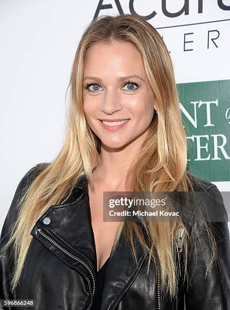 Actress A.J. Cook attends the Festival of Arts Celebrity Benefit Concert and Pageant on August 27, 2016 in Laguna Beach, California.