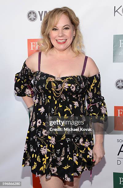 Actress Kirsten Vangsness attends the Festival of Arts Celebrity Benefit Concert and Pageant on August 27, 2016 in Laguna Beach, California.