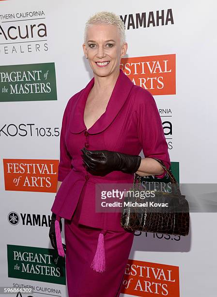 Author Patricia Ward Kelly attends the Festival of Arts Celebrity Benefit Concert and Pageant on August 27, 2016 in Laguna Beach, California.
