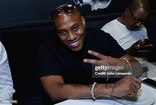 Mario Winans attends Mario Winans birthday celebration and VMA dinner & party for director X and House of Hype at Beautique on August 27, 2016 in New...