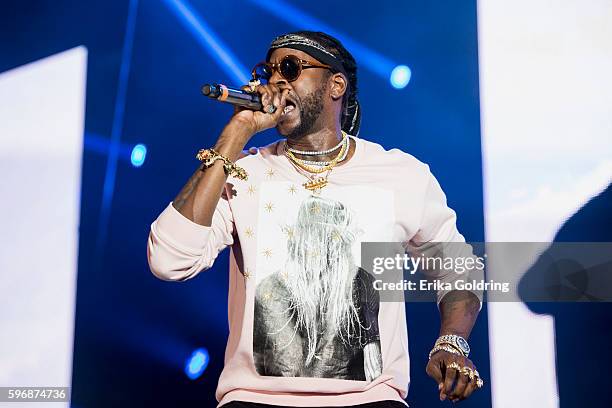 Tauheed Epps aka 2 Chainz performs at Champions Square on August 27, 2016 in New Orleans, Louisiana.