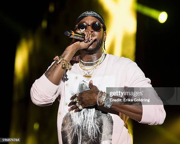 Tauheed Epps aka 2 Chainz performs at Champions Square on August 27, 2016 in New Orleans, Louisiana.