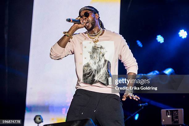 Tauheed Epps aka 2 Chainz performs at Champions Square on August 27, 2016 in New Orleans, Louisiana.