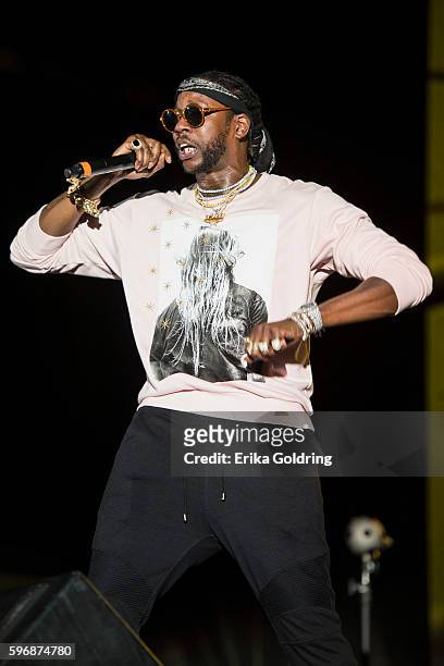 Tauheed Epps aka 2 Chainz performs at Champions Square on August 27, 2016 in New Orleans, Louisiana.
