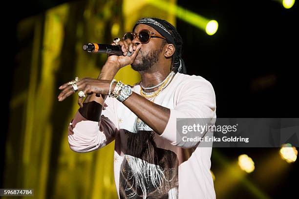 Tauheed Epps aka 2 Chainz performs at Champions Square on August 27, 2016 in New Orleans, Louisiana.