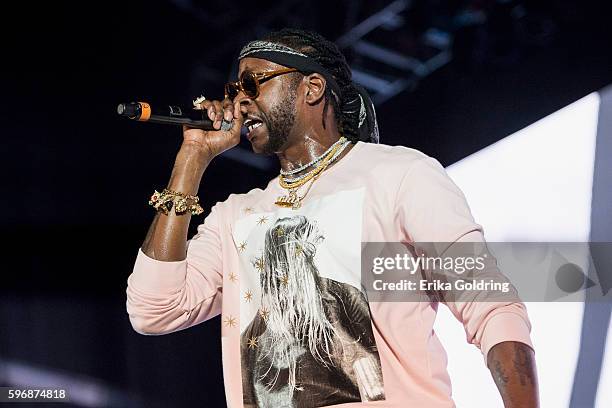 Tauheed Epps aka 2 Chainz performs at Champions Square on August 27, 2016 in New Orleans, Louisiana.