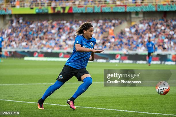 Felie Gedoz De Conceicao midfielder of Club Brugge during the Jupiler Pro League match between Club Brugge and Standard de Liege at the Jan Breyden...