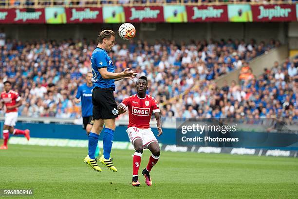 B25 Ruud Vormer midfielder of Club Brugge during the Jupiler Pro League match between Club Brugge and Standard de Liege at the Jan Breyden stadium on...