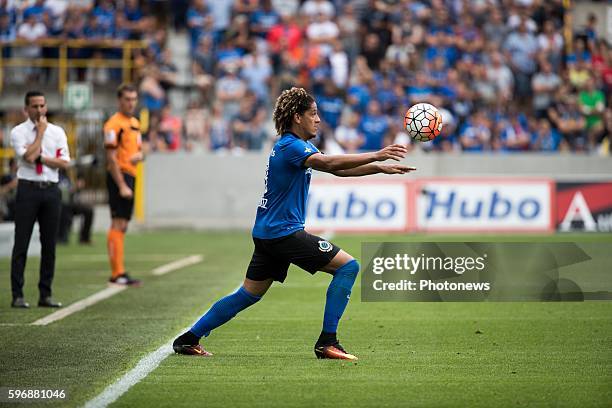 B1 Felie Gedoz De Conceicao midfielder of Club Brugge during the Jupiler Pro League match between Club Brugge and Standard de Liege at the Jan...