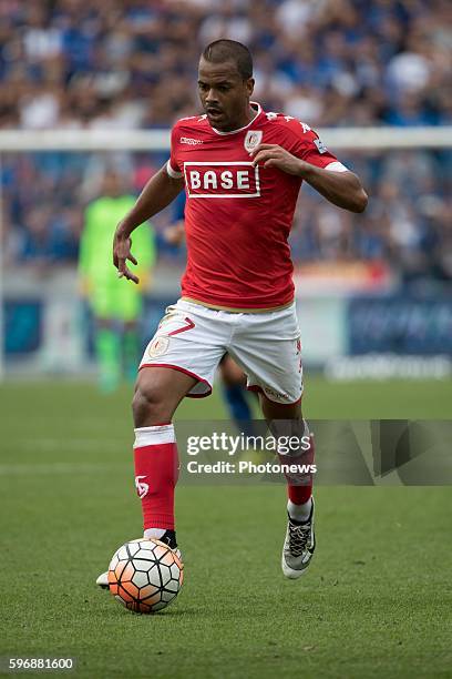 S07 Matthieu Dossevi midfielder of Standard Liege during the Jupiler Pro League match between Club Brugge and Standard de Liege at the Jan Breyden...