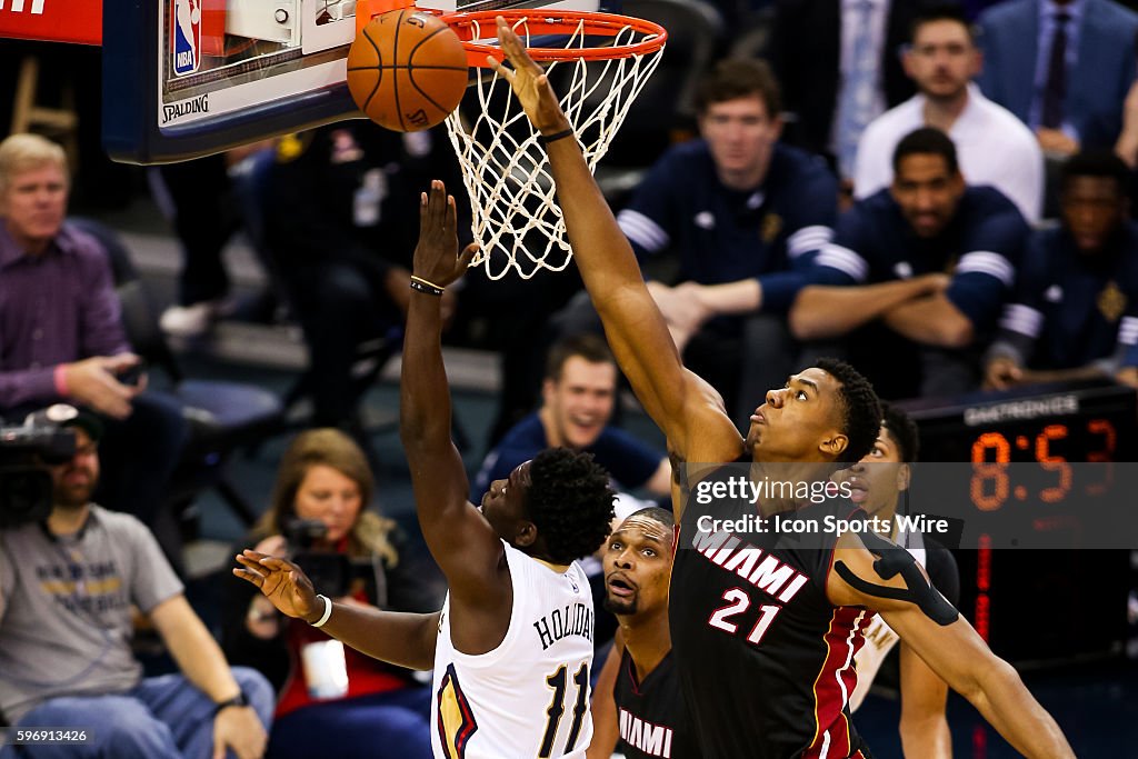 NBA: OCT 23 Preseason - Heat at Pelicans