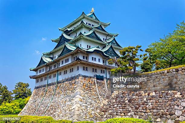 nagoya castle - nagoya stock pictures, royalty-free photos & images