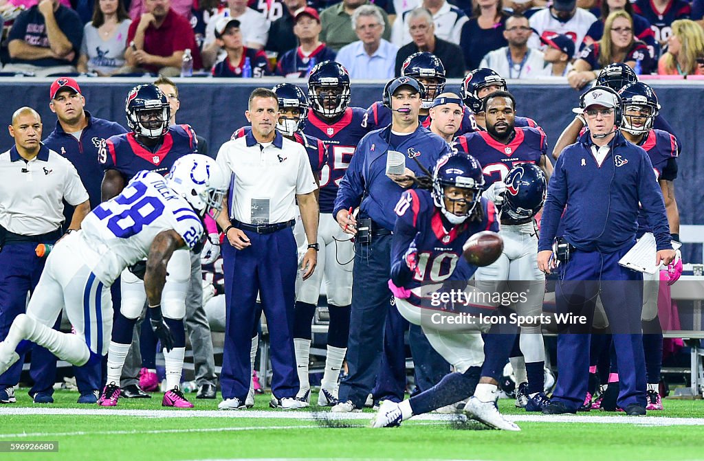 NFL: OCT 08 Colts at Texans