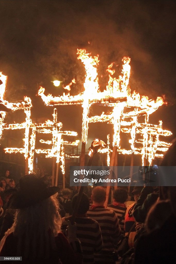 Lewes Bonfire, East Sussex, United Kingdom