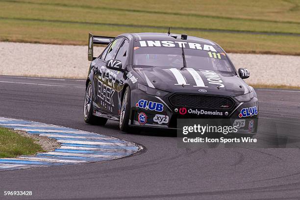 Andre Heimgartner of Super Black Racing during Race 1 for the V8 Supercars WD-40 Philip Island Supersprint held at Philip Island Circuit, Philip...