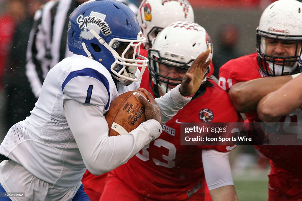 NCAA FOOTBALL: OCT 31 Indiana State at Illinois State