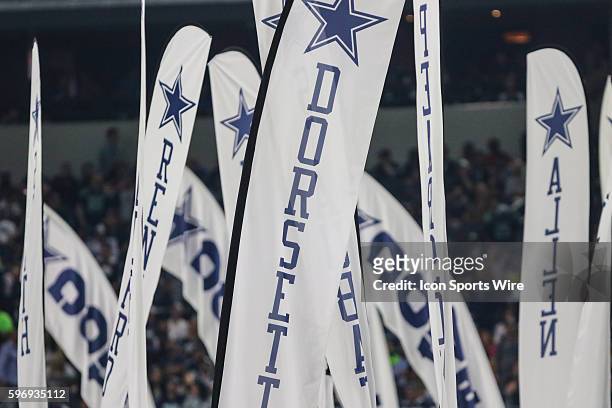 Former Dallas Cowboys Darren Woodson was honored during halftime into the Dallas Cowboys Ring of Honor during the game between the Dallas Cowboys and...