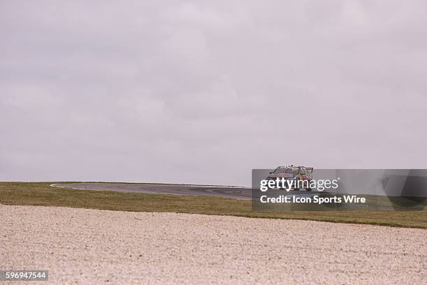 Craig Lowndes of Red Bull Racing Australia during practice for the V8 Supercars WD-40 Philip Island Supersprint held at Philip Island Circuit, Philip...