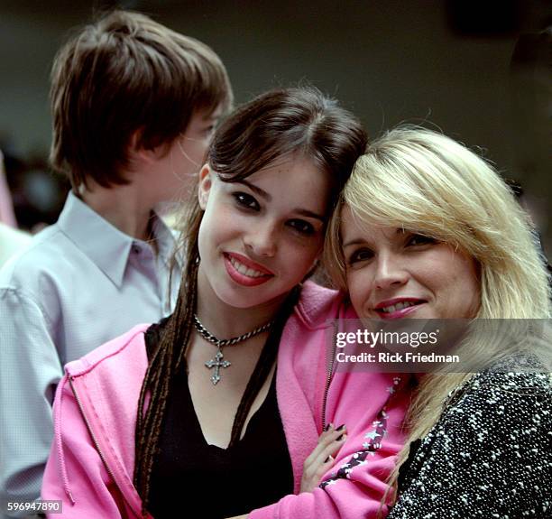 Chelsea and Teresa Tyler attend the ceremony where Steven Tyler receives an honorary doctorate from Berklee College of Music. --- Photo by Rick...