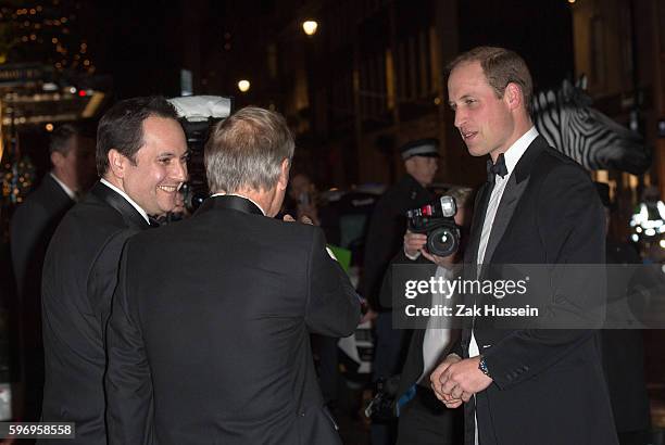 Prince William, Duke of Cambridge attends the annual Tusk Trust Conservation awards at Claridges Hotel in London