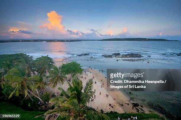 galle coast view from dutch fort - galle stock pictures, royalty-free photos & images