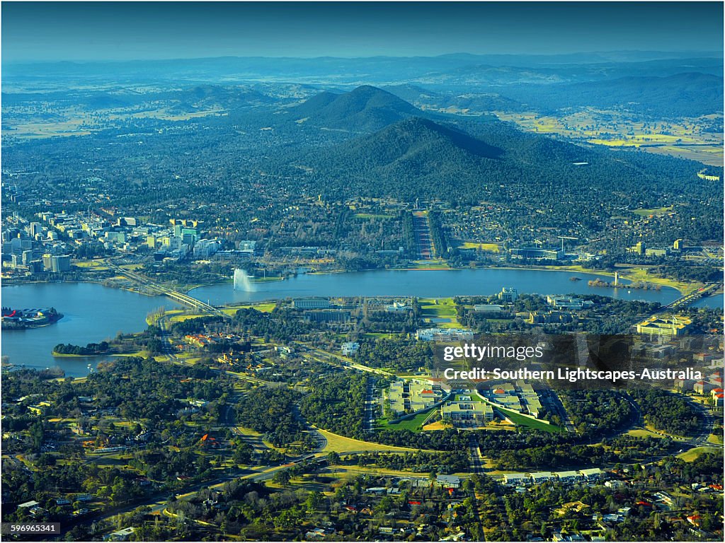 Canberra aerial