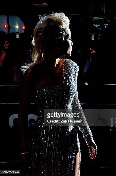 Rita Ora arriving at the GQ Men of the Year Awards at the Royal Opera House in London