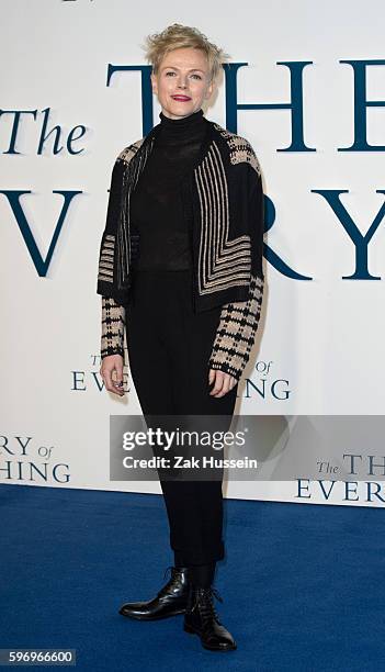 Maxine Peake arriving at the UK premiere of "The Theory of Everything" at the Odeon Leicester Square in London.