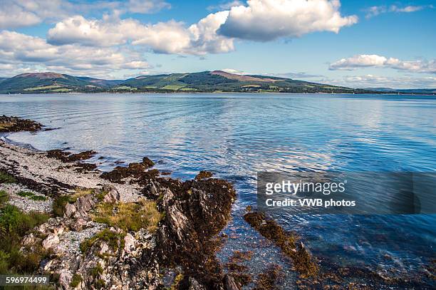 sea front, rothesay, isle of bute - argyll and bute stock-fotos und bilder