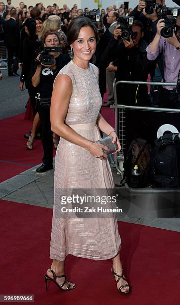 Pippa Middleton arriving at the GQ Men of the Year Awards at the Royal Opera House in London