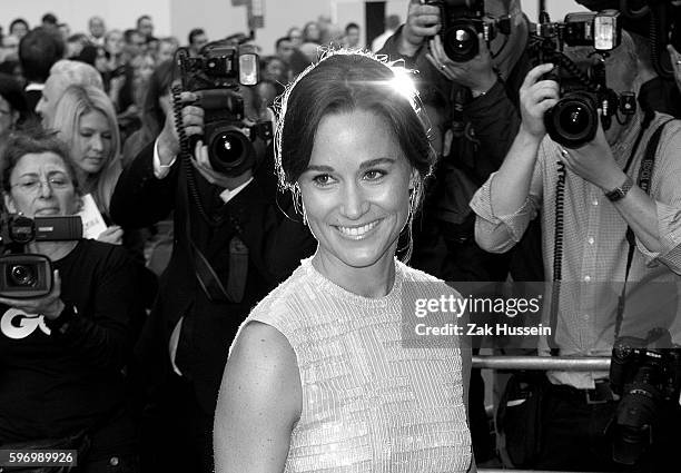 Pippa Middleton arriving at the GQ Men of the Year Awards at the Royal Opera House in London