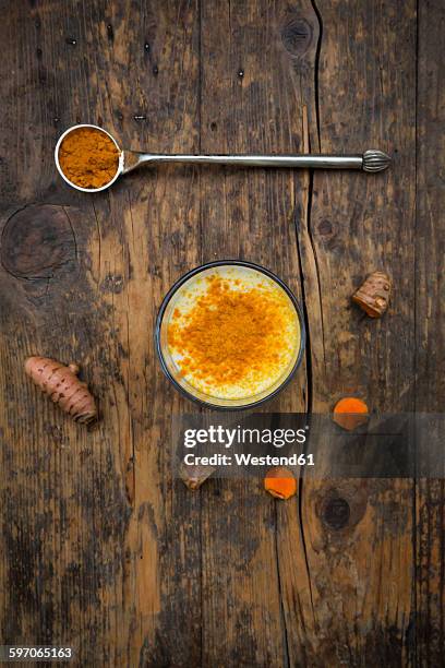 curcuma lassi, superfood - superfood stock pictures, royalty-free photos & images