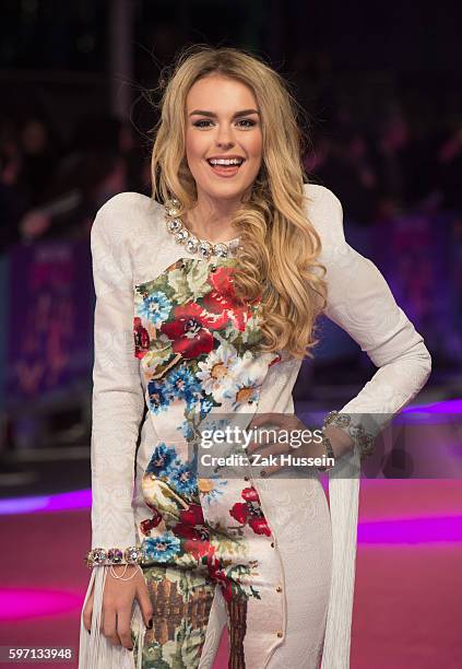 Tallia Storm arriving at the European premiere of "How to be Single" at the Vue West End in London