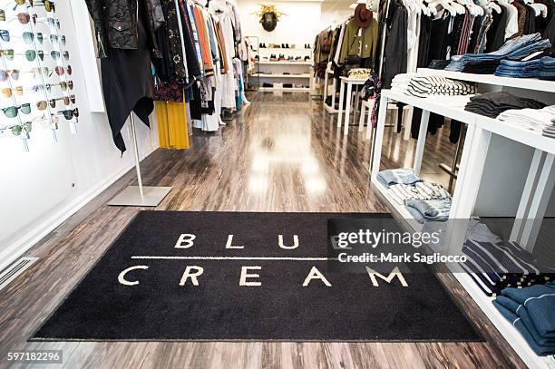 Atmosphere of the Breakfast and Mimosas At Blue & Creamat Blue & Cream on August 28, 2016 in East Hampton, New York.