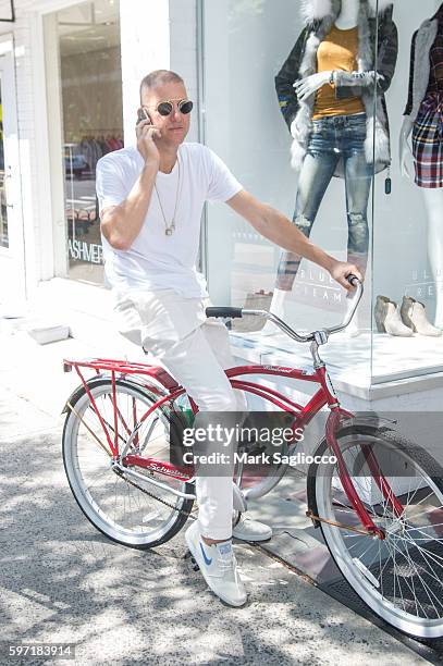 Jeff Goldstein attends the Breakfast and Mimosas At Blue & Creamat Blue & Cream on August 28, 2016 in East Hampton, New York.