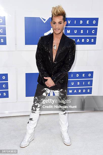 Dancer Frankie Grande attends the 2016 MTV Video Music Awards at Madison Square Garden on August 28, 2016 in New York City.