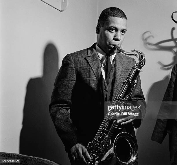 American jazz saxophonist Wayne Shorter, circa 1960.