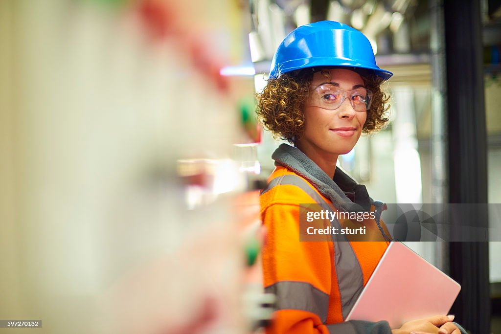 Female engineer