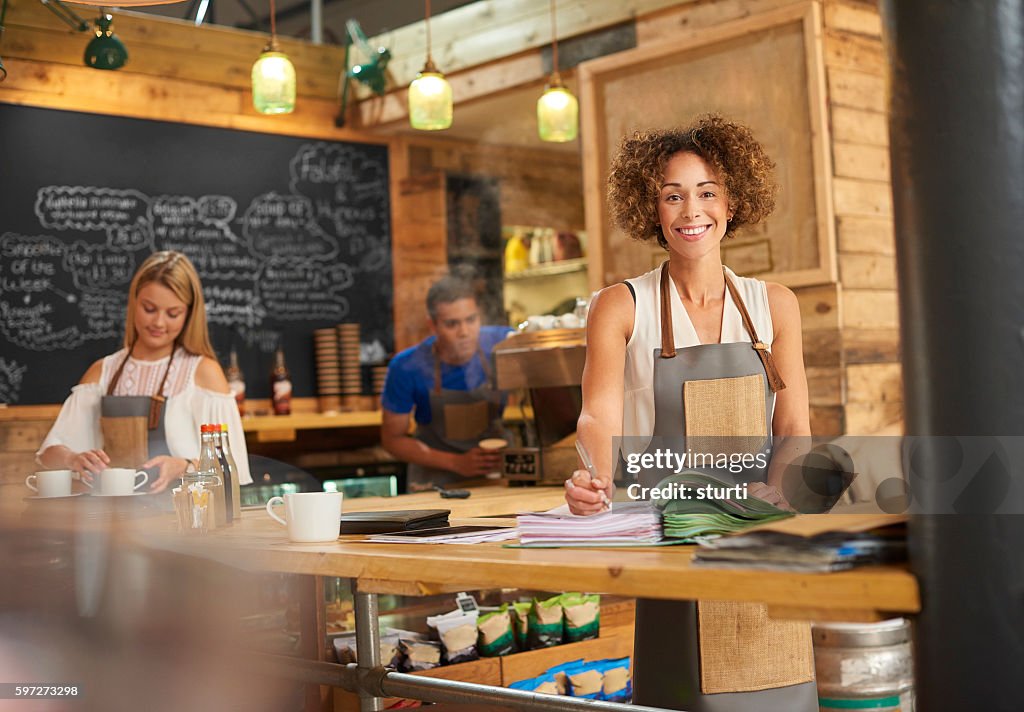 Coffee shop owner