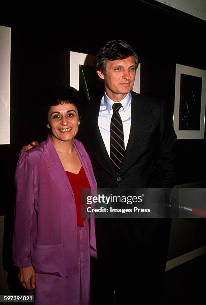 Alan Alda and wife Arlene circa 1981 in New York City.