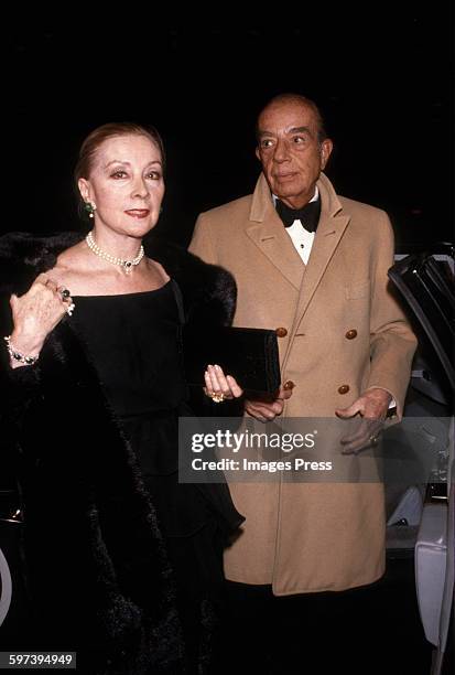 Vincente Minnelli and Lee Anderson circa 1979 in New York City.