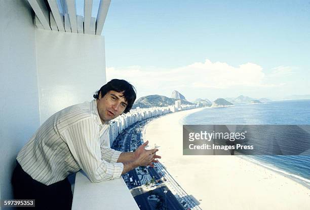 Robert De Niro circa 1981 in Rio de Janeiro, Brazil.
