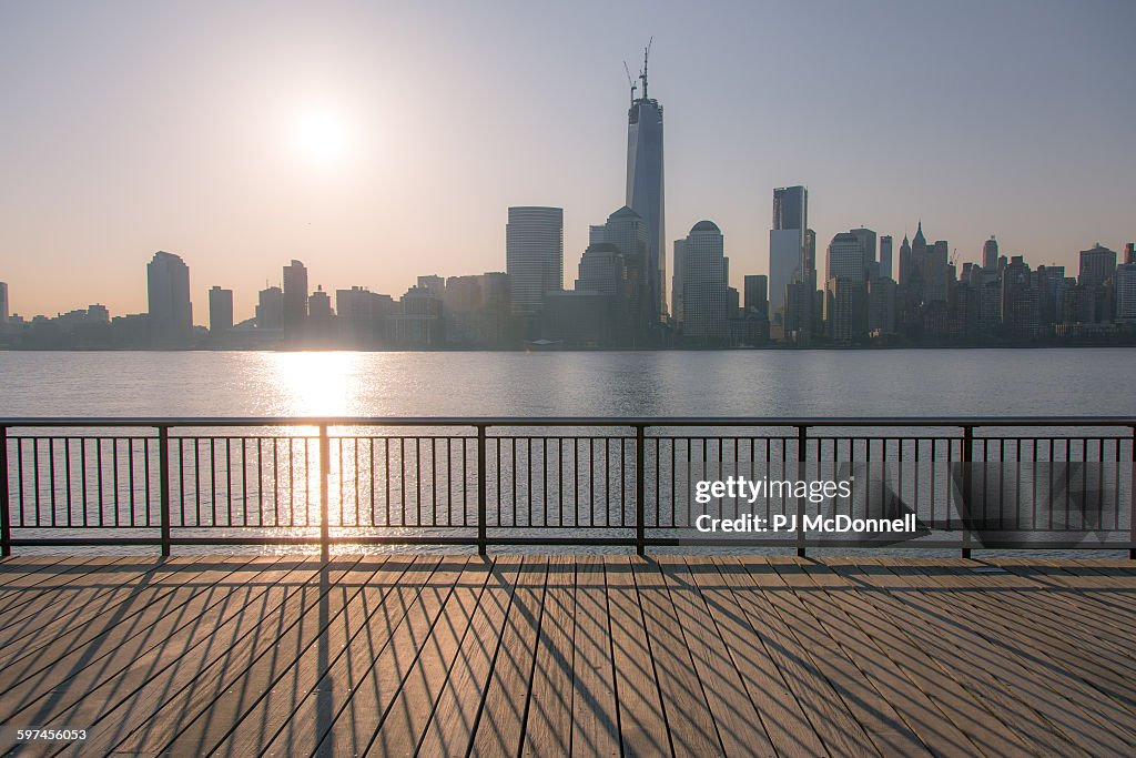 Sunrise from Jersey City