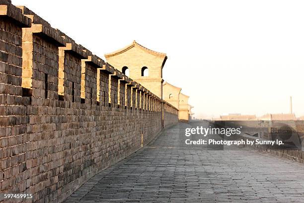 pingyao county - old city - shaanxi provinz nordostchina stock-fotos und bilder