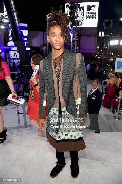 Model Jaden Smith attends the 2016 MTV Video Music Awards at Madison Square Garden on August 28, 2016 in New York City.