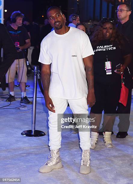 Kanye West attends the 2016 MTV Video Music Awards at Madison Square Garden on August 28, 2016 in New York City.