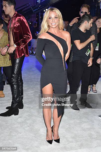 Britney Spears attends the 2016 MTV Video Music Awards on August 28, 2016 in New York City.