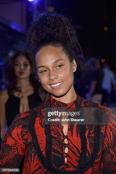 Alicia Keys attends the 2016 MTV Video Music Awards on August 28, 2016 in New York City.