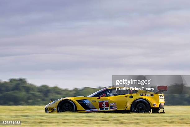 Tommy Milner Racing 244 Chevrolet Corvette C7r Of Oliver Gavin Stock Photos, High-Res ...