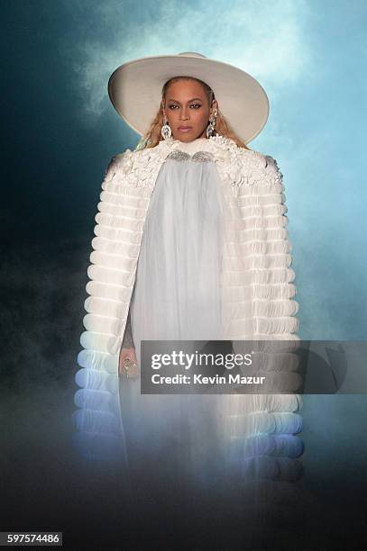Beyonce performs onstage during the 2016 MTV Video Music Awards at Madison Square Garden on August 28, 2016 in New York City.